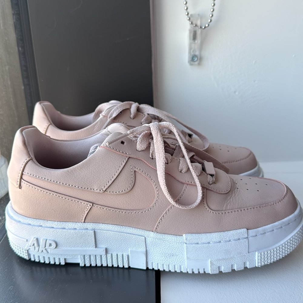 NIKE Women’s Shoes - Air Force 1, Pink, Size 8, Gently Worn
